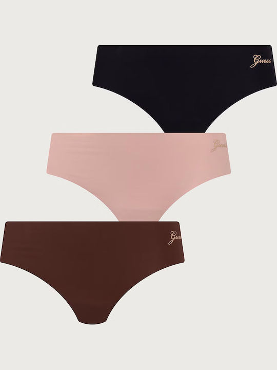 Guess Chiloți de damă Brazilieni 3Pack Multi