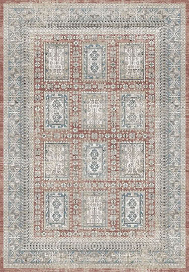 Anatolia Carnaval Rectangular Rug Red 133x190cm