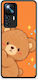 Smartfits Peekaboo Teddy On Orange Калъф за Xiaomi 12T K50 Ultra