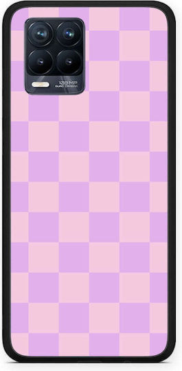 Smartfits Lavender Pink Checkerboard Realme 8 8 Pro Θήκη
