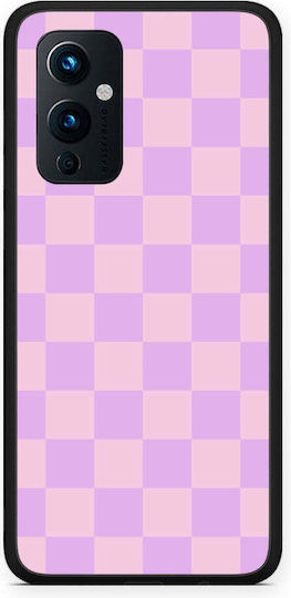 Smartfits Lavender Pink Checkerboard Oneplus 9 Θήκη
