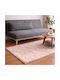 Ravelia Ravelia Fluffy Non-Slip Rectangular Furry Rug Pink 60x90cm