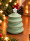 Christmas Decorative Ceramic Tree Adorned Blue