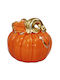 Decorative Ceramic Orange Pumpkin 7x7 cm Dorosimo 18901