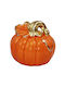 Decorative Ceramic Orange Pumpkin 8x7.5 cm Dorosimo 18902