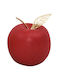 Decorative Ceramic Apple Red 8x11.5 cm Dorosimo 18909