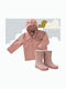 Fresk Waterproof Recycled Materials + Kids’ Rain Boots 100% Natural Rubber Garden Flowers
