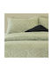 Melinen Neva Pillowcase Set Olive 53x72cm