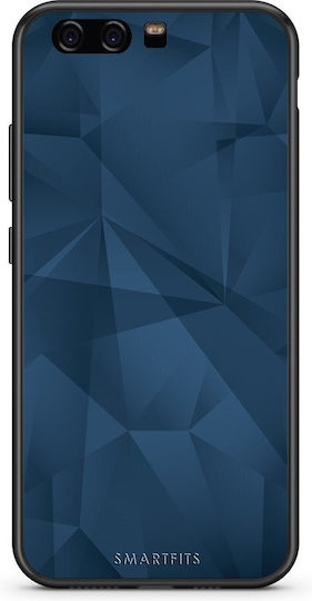 Smartfits Geometrische Abstrakte Blaue Handyhülle für Huawei P10 Lite