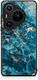 Smartfits Marmor Blau Huawei Pura 70 Pro 70 Pro+ Handyhülle