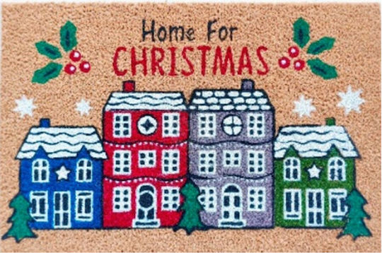 Covoraș de Intrare din Fibră de Cocos Km A82001030 Bej 40x60cm A82001030 Bej