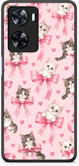 Smartfits Kittens Pink Bows On Pink Husă Pentru OnePlus Nord N20 SE