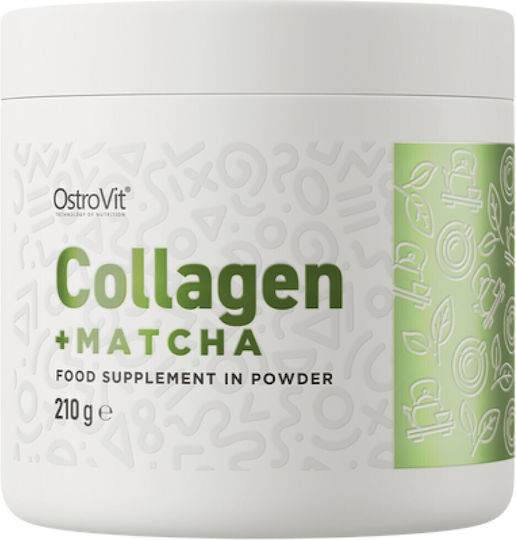 OstroVit Collagen + Matcha 3500 mg mit Vitamin C 210 g Natural