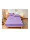 Kraft World Doppelbettlaken 200 x 240 cm Lila BES-KAX200-Lila