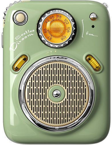 Beetles FM Ηχείο Bluetooth 10W με Ραδιόφωνο και Διάρκεια Μπαταρίας έως 5 ώρες Πράσινο