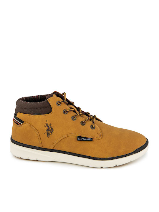 U.S. Polo Assn. Ygor Ανδρικά Μποτάκια Καφέ