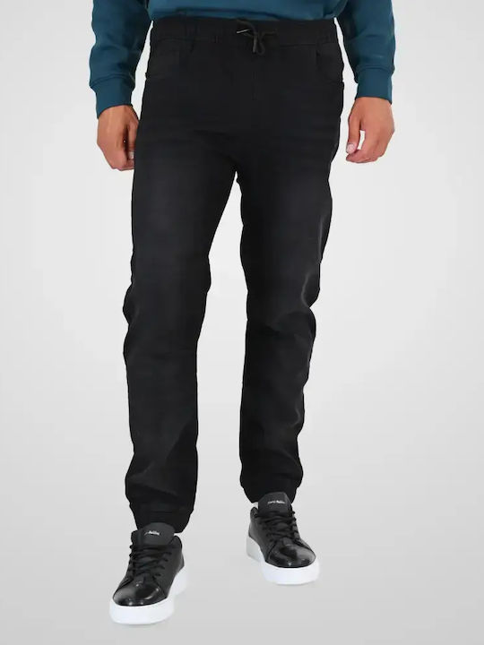 Double Ανδρικό Παντελόνι Τζιν Black