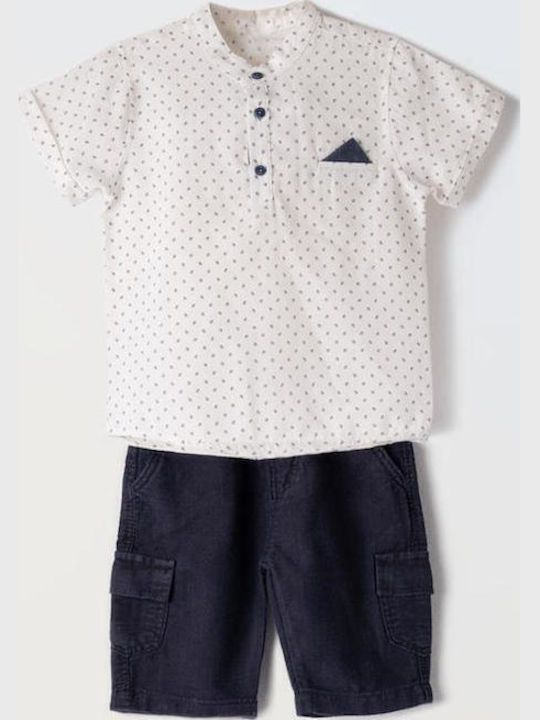 Hashtag Kids Summer Set with Shorts 3 Pieces Bl...