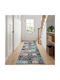 vidaXL Rectangular Rug Blue 100x300cm