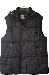 Arix Women's Sleeveless Winter Jacket Black