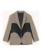 Lumina Langer Damenblazer Grigio