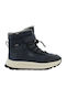 Anatomic Kids Snow Boots with Hoop and Loop Closure Blue