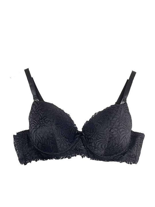 Harvest & Cloud Schwarzer Push-up-BH