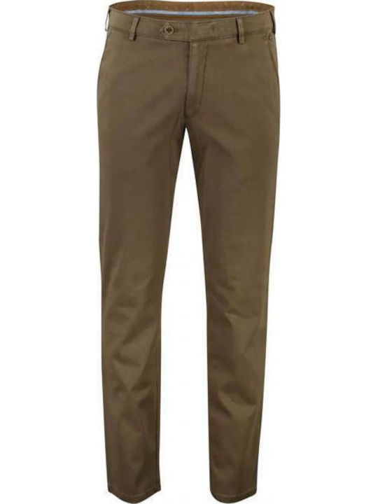 Meyer Hosen Ανδρικό Παντελόνι Chino Open Brown