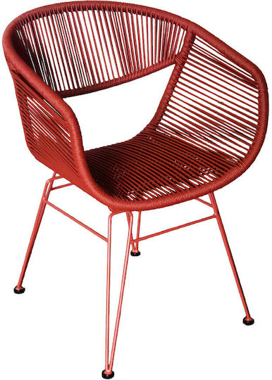 Pagusa Chair Burgundy 60x62x80cm Pagusa Chair Burgundy 60x62x80cm