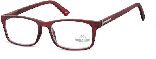 Montana Eyewear Γυαλιά Πρεσβυωπίας +2.00 σε Κόκκινο χρώμα