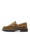 Suede Women's Boat Shoes in Brown Colour