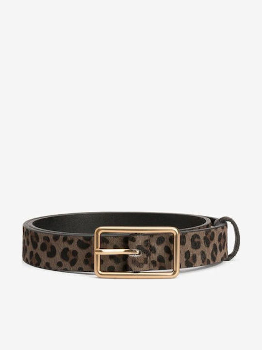 Tiffosi Grey Leather Women's Belt