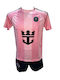 Kids’ Football Kit Messi Inter Miami Pink Black 101026-13