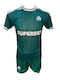 Kids Panathinaikos Tetteh Football Kit Green White 101026-10