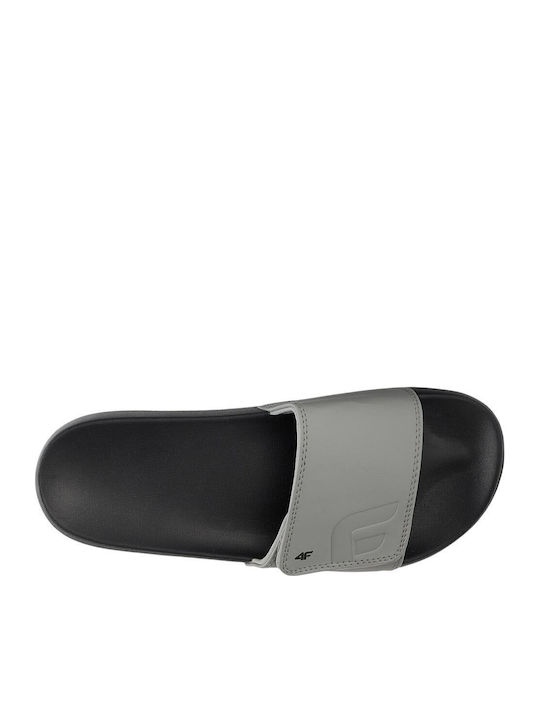 4F Men's Grey Slides