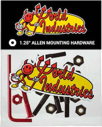 World Industries Σετ Βίδες Σταυρωτή Κεφαλή 1.25 47.140101999α125