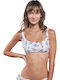 Bikini-BH mit Polsterung Weiß