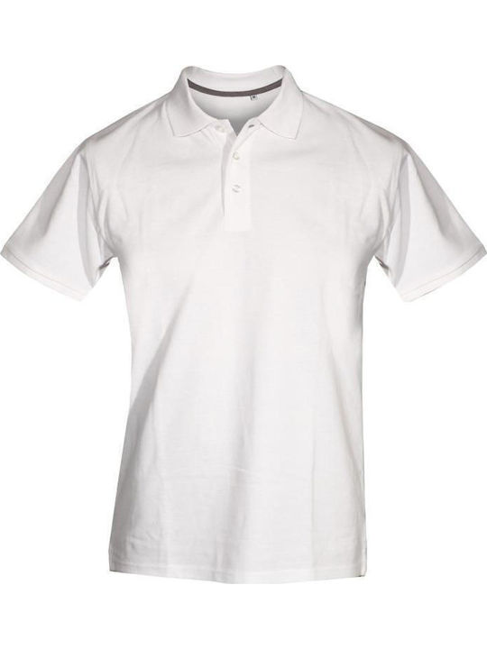 Kprime Ανδρικό Διαφημιστικό Polo T-shirt White