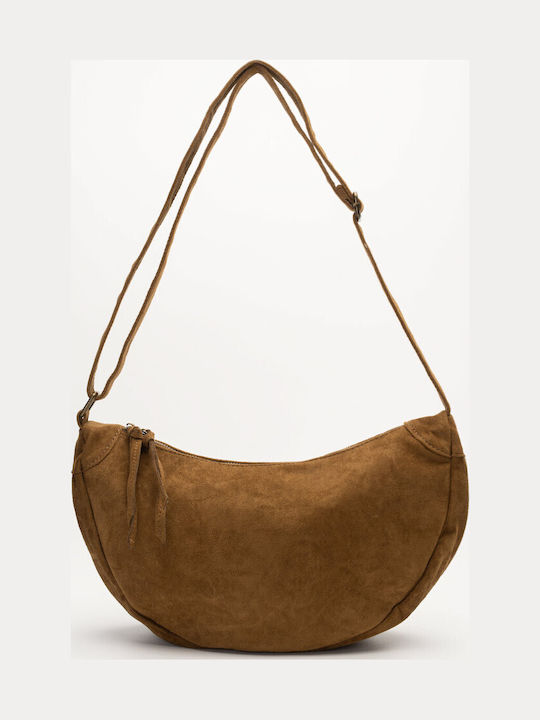 Decoro Women's Hobo Bag Suede Brown