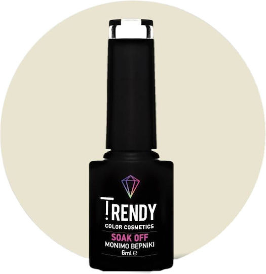 Ημιμόνιμο Βερνίκι Trendy Soak Off No167 Pastel Cream 6ml