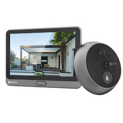 Ezviz Wireless Peephole Door Viewer Dp2c Pro Silver Ezvcs-dp2c-r200-6q6fw Ezviz Wireless Peephole Door Viewer Dp2c Pro Silver Ezvcs-dp2c-r200-6q6fw