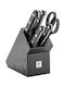 Zwilling J.A. Henckels Gourmet Knife Set with Stainless Steel Base 5 Pieces
