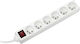 Connect It Konnoc Dx-6fs 5m Six-outlet Power Strip Switch