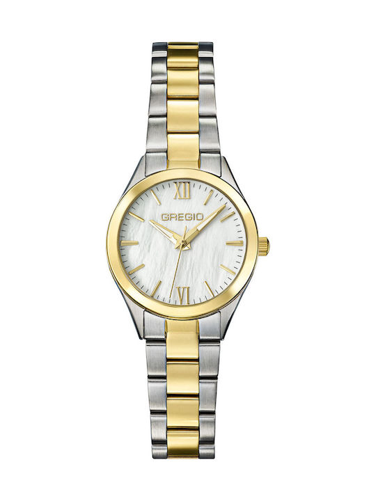 Women's Battery-Powered Watch with Silver Stainless Steel Bracelet