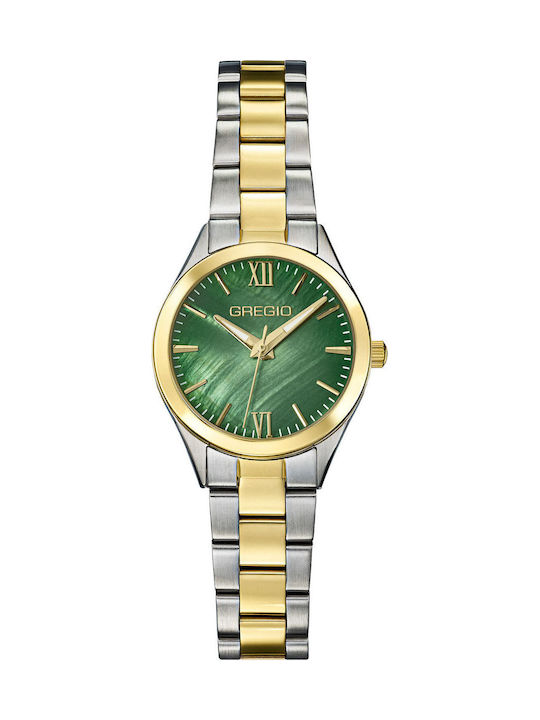 Women's Battery-Powered Watch with Silver Stainless Steel Bracelet