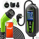 Qoltec Portable Single-Phase 3.5kW Charger with Built-in 3.5m Type 2 Cable