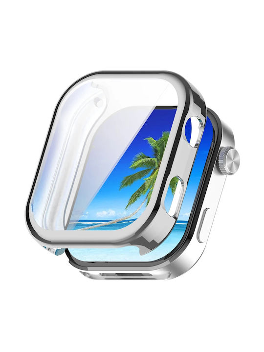 Bizonmobile Felipe Калъф Със Защитно Фолио Съвместим С Xiaomi Redmi Watch 6 Сребрист