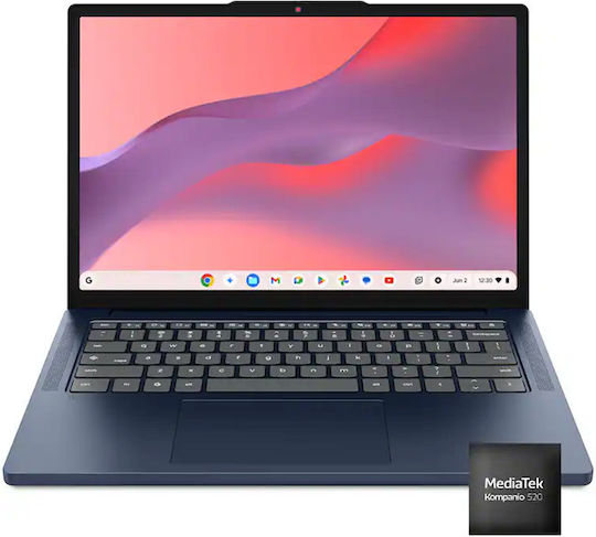 Chrome 14M8911 14" IPS FHD+ Touchscreen (Kompanio-450/8GB/128GB SSD/Chrome OS) (US Keyboard)