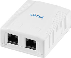 Logilink Netzwerkdose UTP Cat. 6a 2 Ports Logilink Netzwerkdose UTP Cat. 6a 2 Ports