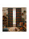 Kraft World Завеса с Перделък Синя 270x280см